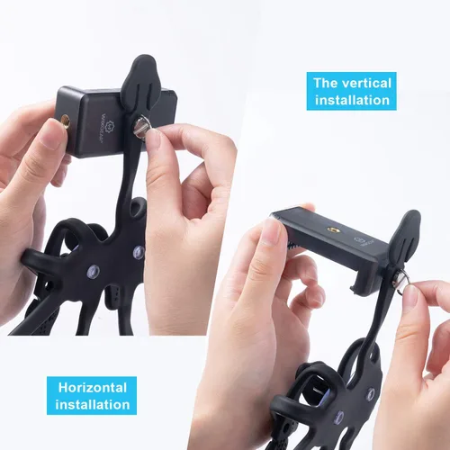 Miniatura 5 de Trípode de pulpo para teléfono celular, soporte universal para teléfono inteligente, trípode de pulpo, 8 patas para todos los teléfonos inteligentes