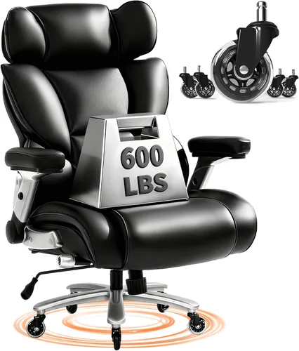 Miniatura 12 de FLEXISPOT Silla de oficina grande y alta con asiento convertible de hasta 44 pulgadas, de gran tamaño para adultos y mascotas, silla de computadora