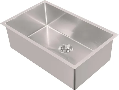 Miniatura 11 de Whitehaus whnpl1818 Plus de Noé de 17 – 3/4" sola cuenca cocina fregadero para montaje bajo encimera o, con, WHNPL1818-B