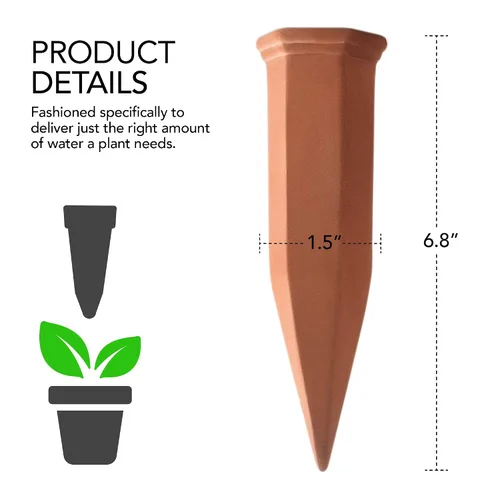 Miniatura 4 de Modern Innovations estacas para regar plantas, conjunto de 4 para regar plantas con este gran sistema de riego, perfecto para el hogar como un