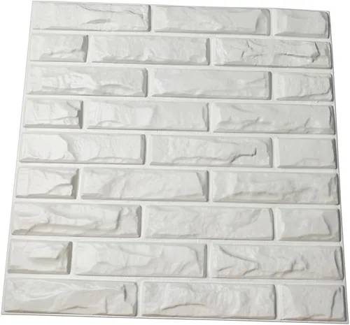 Miniatura 6 de Art3d Panel de Pared de Diamante 3D de PVC Dentado a Juego-Negro Mate, para Decoración Interior Residencial y Comercial Diamante mate negro
