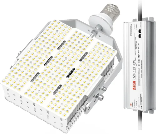 Miniatura 13 de 150W LED Retrofit para HID Shoebox Wall Pack Canopy 21,400 lúmenes 400W/450W/550W Haluro de metal igual 5700K luz diurna E39 Mogul Base para lámpara
