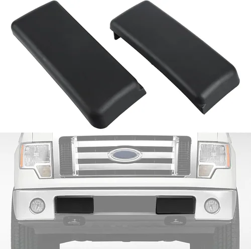 Miniatura 6 de Repuesto para protector de parachoques delantero, almohadillas, tapas, insertos de cubierta de extremo 2009-2014 F150 F-150 9L3Z17E810B lado