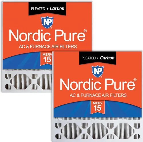 Miniatura 41 de Nordic Pure 20 x 20 x 5 (19_5/8 x 19_7/8 x 4_3/8) Honeywell/Lennox MERV 12 filtros de aire de repuesto, 2