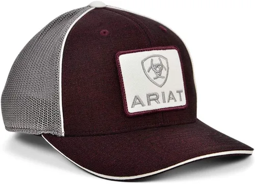 Miniatura 2 de Ariat Mens A300004809 Gorra de parche para hombre OSFM Borgoña