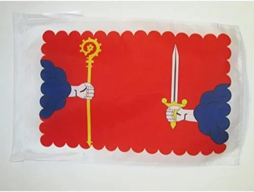 Miniatura 496 de Bandera de México AZ FLAG, 45.7 x 30.5 cm, con cordones - Pequeñas banderas mexicanas de 30 x 45 cm - Bandera de 45.7 x 30.5 cm