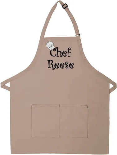Miniatura 15 de Hecho en los EE. UU. Delantal Premium Bordado Personalizado para Adultos para Hombres Mujeres Día del Padre Día de la Madre Cocina Barbacoa Parrilla