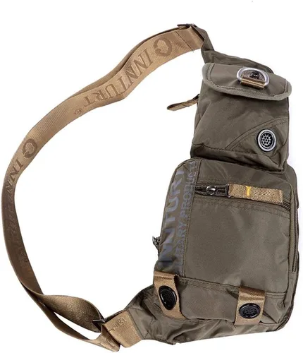 Miniatura 2 de Bolsa de Hombro Pequeña Mochila Cruzada Bolso de Bandolera Paquete de Cuello Verde militar