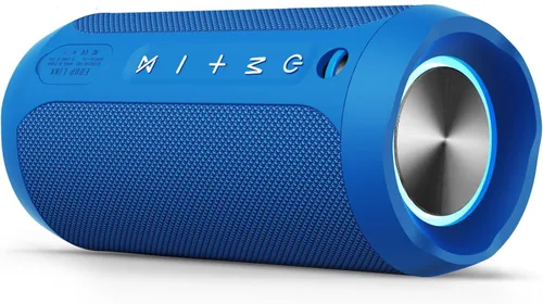 Miniatura 8 de EDUPLINK - Altavoz Bluetooth IPX7 impermeable, altavoz inalámbrico con graves, 20 horas de reproducción, emparejamiento estéreo TWS, altavoces