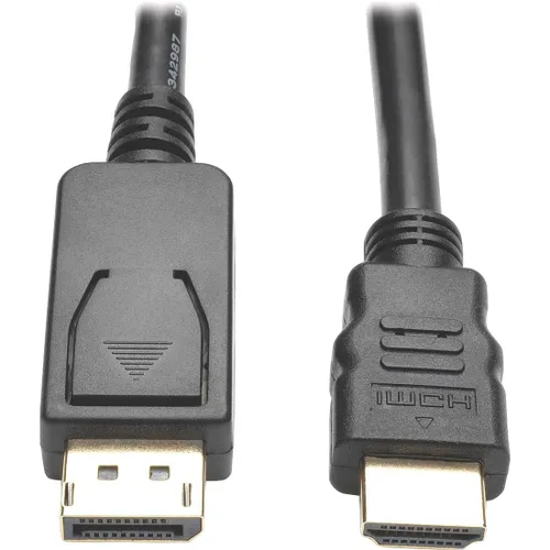 Miniatura 12 de Tripp Lite Adaptador de cable DisplayPort a HDMI, DP a HDMI (M/M), DP a HDMI, 1080p, 15 pies (P582-015)