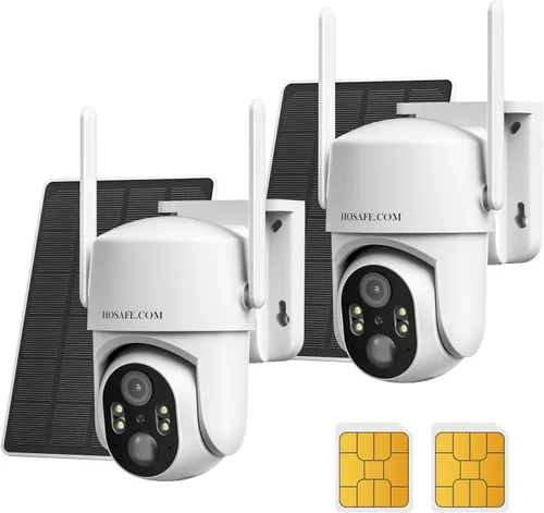 No hay cámara de seguridad WIFI, no necesita Internet, cámara de seguridad celular 4G LTE inalámbrica para exteriores, cámara solar para seguridad