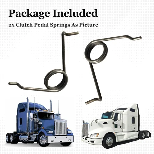 Miniatura 6 de FUSCH 2 piezas de muelle de retorno para pedal de embrague nuevo, compatible con Volvo, Kenworth, camión, Reemplazo#: 82332690