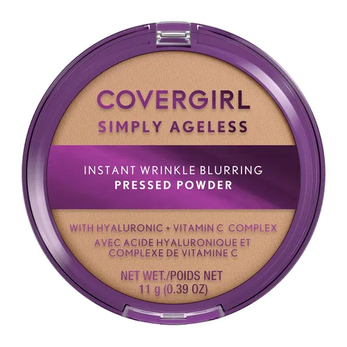 Miniatura 9 de COVERGIRL Simply Ageless - Polvo prensado difuminador instantáneo antiarrugas, Tawny, 0.39 onzas. Leonado