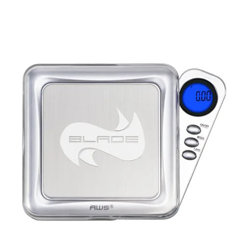 Miniatura 9 de American Weigh Scales Serie Blade Escala Digital de Bolsillo en Gramos 1000g x 0.1g Mini Escala de Precisión de 0.1g de Exactitud, Escala de Negro