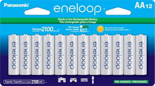 Miniatura 10 de Cargador de batería Panasonic Advanced celda Individual con Eneloop ciclo de 2100 pilas recargables AA Paquete de cargador AA