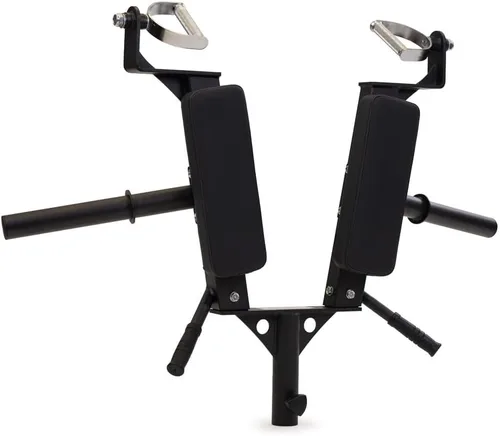 Titan Fitness Landmine Linebacker - Accesorio de prensa para sentadillas y vikingos, capacidad de 650 libras, se adapta a barras y platos olímpicos,