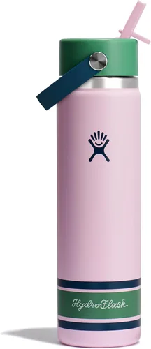 Miniatura 92 de Hydro Flask Botella de agua – Acero inoxidable aislado – Tapa flexible con popote de boca ancha, antiderrames, a prueba de fugas y recargable en 32