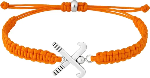 Miniatura 8 de Pulsera con dije de hockey sobre hierba Sportybella - Ajustable para niñas con dije de palo, joyería regalo para jugadoras, equipos y entrenadores