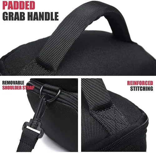 Miniatura 6 de Cwatcun Funda cruzada de un solo hombro para cámara compacta compatible con cámaras y lentes sin espejo Canon Nikon Sony SLR DSLR sin espejo