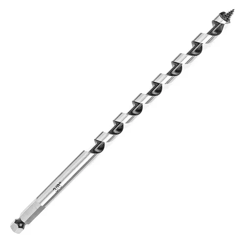 Miniatura 13 de Broca de taladro de 1-1/2 pulgadas x 9 pulgadas para madera, vástago hexagonal de 1-1/2 pulgadas, broca larga para madera suave y dura, plástico