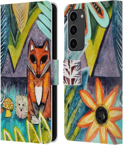 Miniatura 12 de Head Case Designs Officially Licensed Wyanne Blue Watercolour Bear Animals 2 Leather Wallet Case Compatible with Samsung Galaxy S23+ 5G