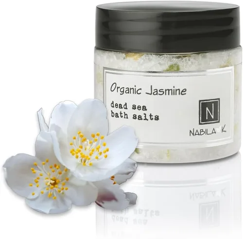 Miniatura 11 de Nabila K - Sales de baño monoi polinesias – Sal del Mar Muerto y sal de Epsom exfoliante y remojar – Exfolia e hidrata la piel, aceites esenciales