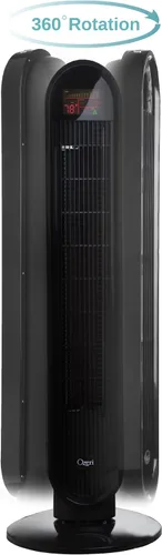 Miniatura 2 de Ozeri ventilador en torre de oscilación 360, con tecnología micro-blade de reducción de ruido