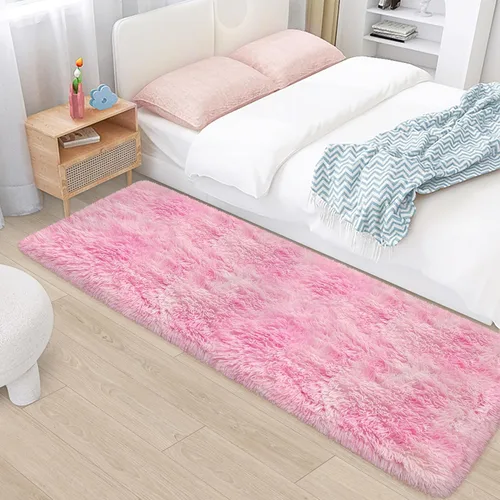 Miniatura 94 de Alfombras de pasillo beige de 2 x 6 pies para dormitorio, sala de estar, alfombra de felpa suave y esponjosa, alfombra de pasillo para pasillos