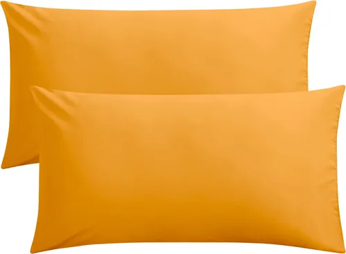 Miniatura 50 de FLXXIE Juego de 2 fundas de almohada de microfibra tamaño Queen, fundas de almohada suaves con cierre de sobre, fundas de almohada resistentes a
