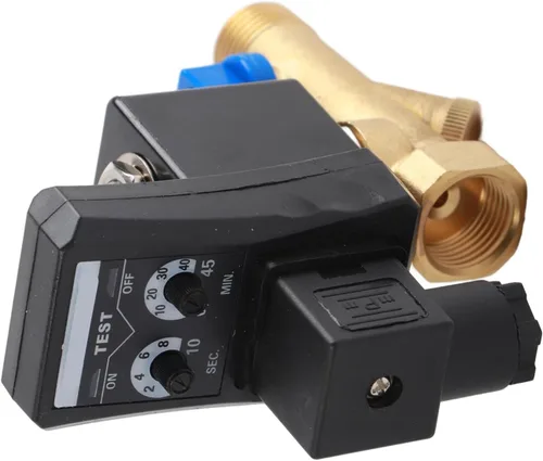 Miniatura 3 de Válvula de drenaje automática, G1/2 DN15 AC110V Válvula de drenaje cronometrada electrónica automática para gestión de condensados de compresor