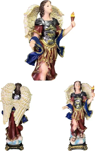 Miniatura 3 de 7 arcángeles - Juego completo de estatuas de 7 arcángeles de 9 pulgadas