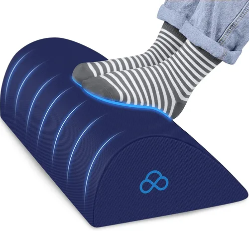 Miniatura 9 de StepLively Almohada ergonómica para reposapies debajo del escritorio en el trabajo, reposapiés antifatiga, almohada de apoyo para aliviar la fatiga