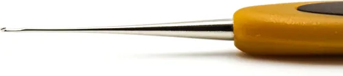 Miniatura 5 de Clover - Agujas de crochet de acero con tacto suave, No. 14/0.50mm (1027)