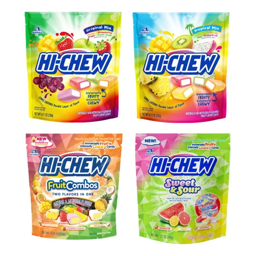 Miniatura 7 de HI-CHEW Mezcla Superfruit, 3.17 oz, 6 piezas, sin gluten, elaborada con sabores de frutas naturales y artificiales