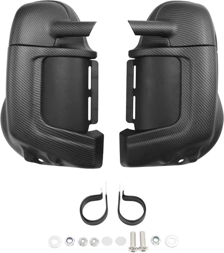 Miniatura 14 de TCT-MOTORPARTS Guantera de carenados de pierna ventilada inferior ABS para Harley Touring Road King, Street Glide, Electra Glide, Ultra-Classic