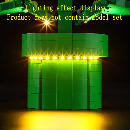 Miniatura 7 de GEAMENT Kit de luz LED compatible con Lego Super Mario Piranha Plant 71426 (juego de modelos no incluidos)