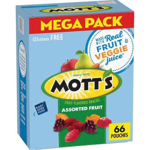 Miniatura 6 de Aperitivos Mott's con sabor a frutas, surtido de golosinas, 0.8 onzas, 40