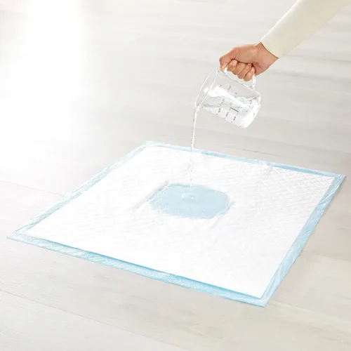 Miniatura 5 de Amazon Basics Almohadillas resistentes para orina de perros y cachorros, 5 capas a prueba de fugas, ultra absorbentes, superficie de secado rápido