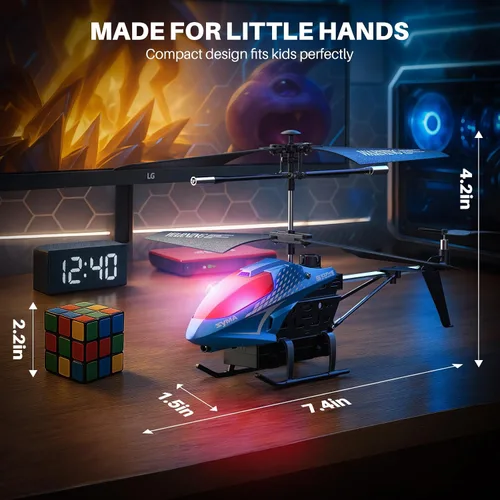 Miniatura 8 de SYMA Helicóptero de control remoto, avión RC con 40 minutos de tiempo de vuelo (2 baterías), evitación automática de obstáculos y retención