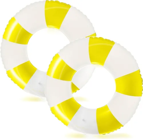Miniatura 12 de 2 flotadores inflables para piscina, fiesta, lago, playa, adultos, flotadores, tubos de natación, flotadores para decoración de fiesta de playa