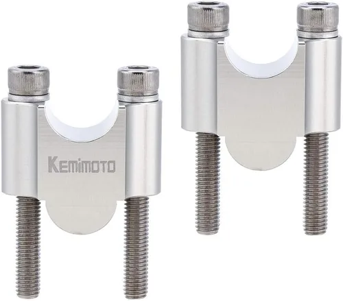 Miniatura 8 de KEMIMOTO Elevadores de manillar de motocicleta de 1 pulgada, elevadores de motocicleta de aleación de aluminio, compatibles con Sportster Softail