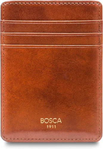 Miniatura 8 de Bosca Cartera con bolsillo frontal para hombre en piel vieja - RFID