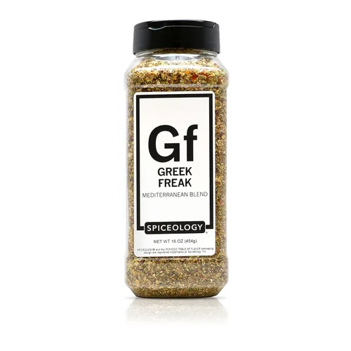 Spiceology, Greek Freak - Mezcla de especias mediterráneas griegas, para preparar: pollo, garbanzos, carne de res, mariscos, cerdo, verduras, pavo,