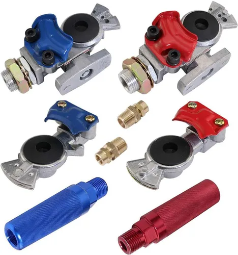 Miniatura 8 de KOOTANS Gladhand universal con sellos de mano Glad, Manos alegres de emergencia para semirremolques, remolques, manguera de aire, servicio de Glad