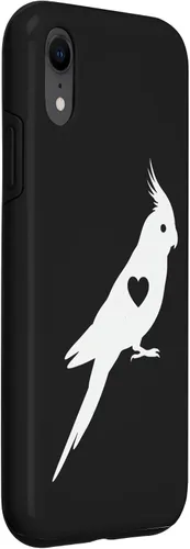 Miniatura 3 de Bird Cockatiel Heart Silhouette, Proud Bird Parent Case for iPhone XR