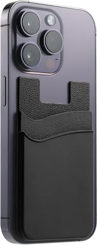 Miniatura 11 de Billetera de silicona para teléfono, soporte para tarjetas para la parte posterior de la funda del teléfono, cartera de identificación/tarjeta