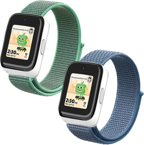 Miniatura 9 de Correas de nailon NewJourney compatibles con el reloj SyncUP para niños 2/1, correa de reemplazo transpirable con gancho y bucle para niños y niñas