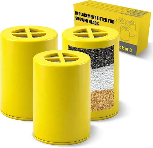 Miniatura 9 de Filtro de ducha de repuesto compatible con filtro Afina para ducha y filtro de ducha, para agua dura, elimina cloro y otras impurezas, paquete de 1