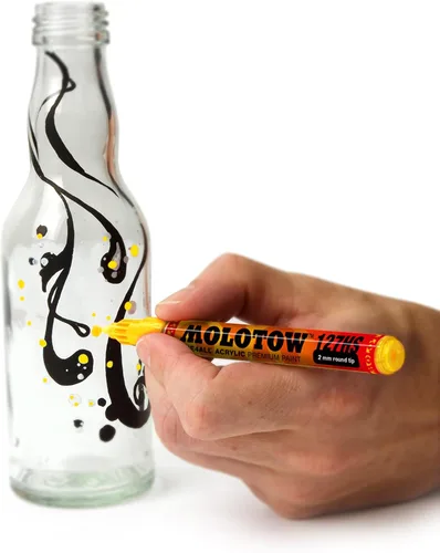 Miniatura 3 de Molotow ONE4ALL - Recambio de pintura acrílica, para marcador de pintura Molotow ONE4ALL, grosella, botella de 1.0 fl oz, 1 unidad (693.042)