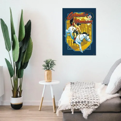 Miniatura 2 de MIGHTYPRINT DC Comics - Wonder Woman - Lasso of Victory - 17" x 24" Wall Art - Officially Licensed Collectible - Ideal for Gifting and Collecting